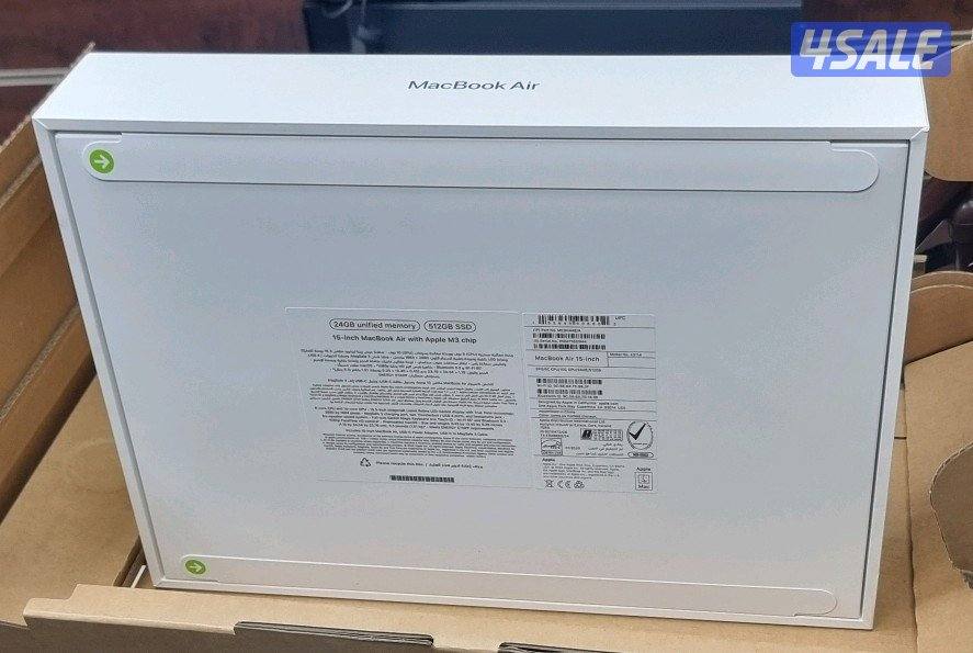 MACBOOK AIR M3 15.3 INCH 24 RAM 512 SSD NEW 4 SALE3