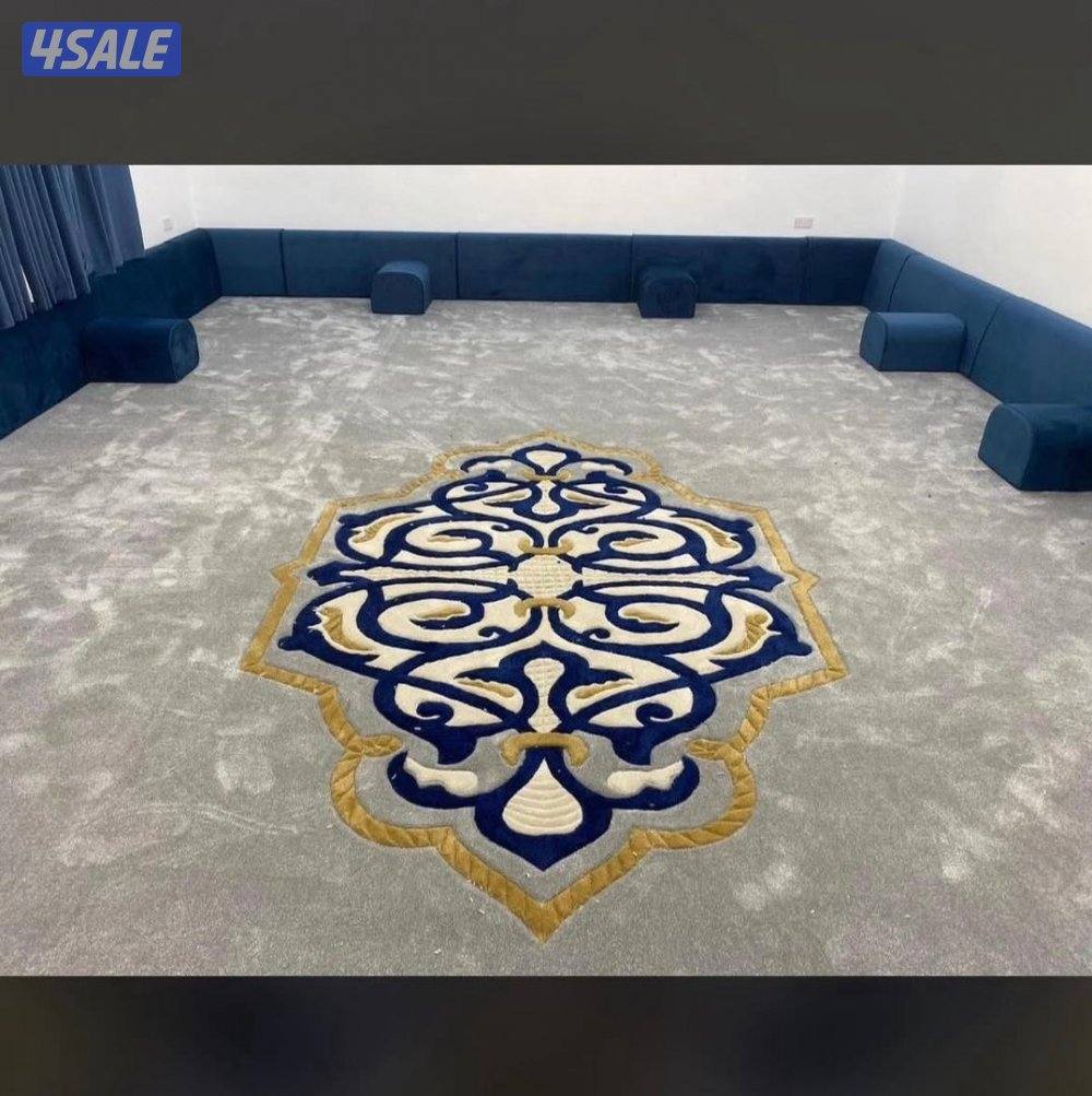 كل ما يخص الديوانيات لدينا مساند ظهر بقلي وسعودي نقشات حفر يدوي سجاد4