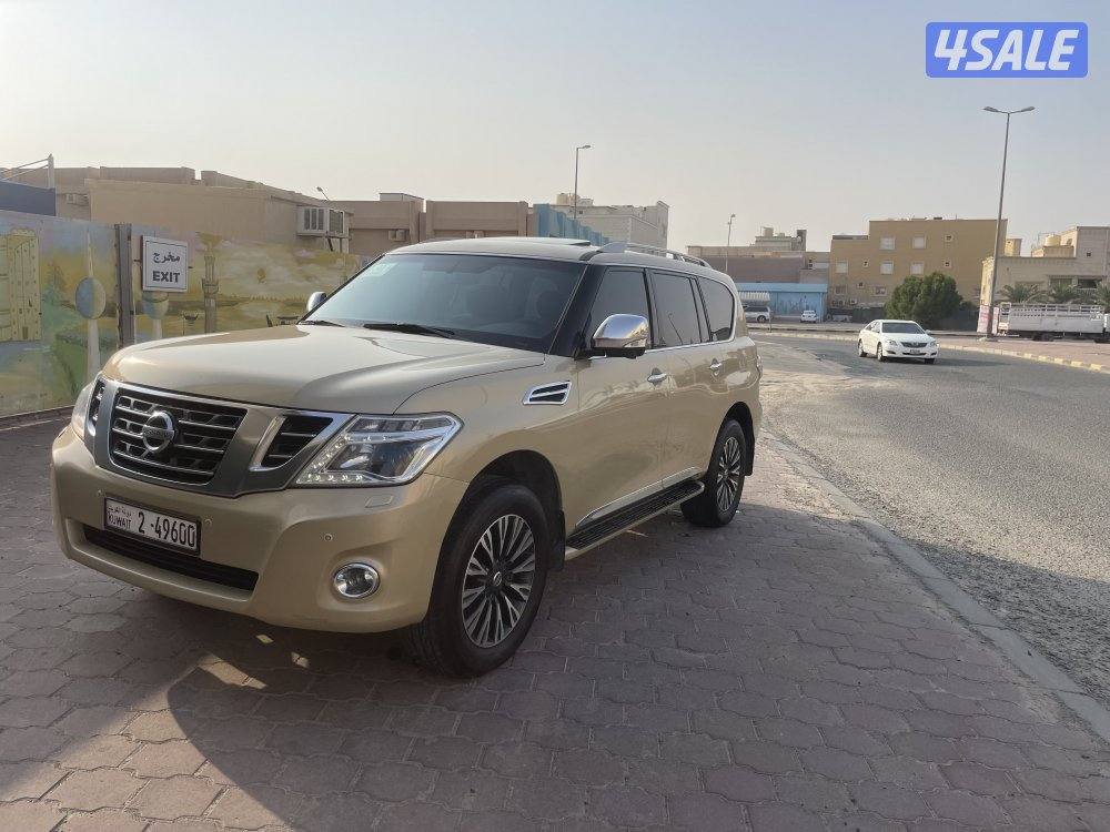 للبيع نيسان باترول ٢٠١٤بلاتنيم ستي من داخل تان مكينه 320 شرط الفحص1