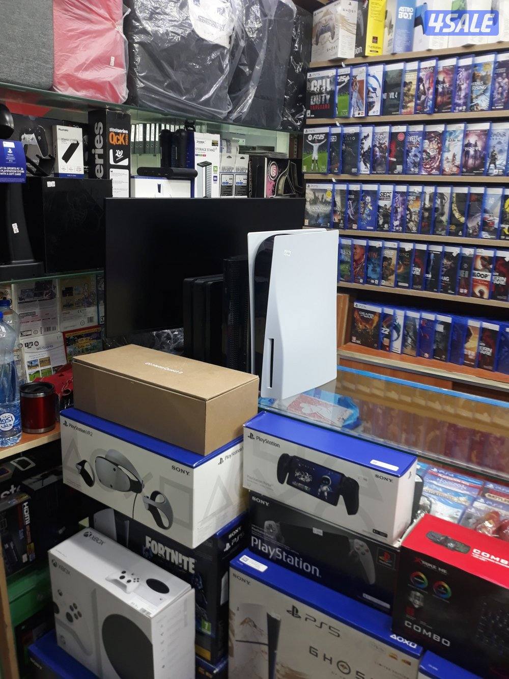 بيع جميع اجهزةالفيديوجيمز ps3-4-5 جديدومستعمل مع اكسسواراتهاوكروت ستور1