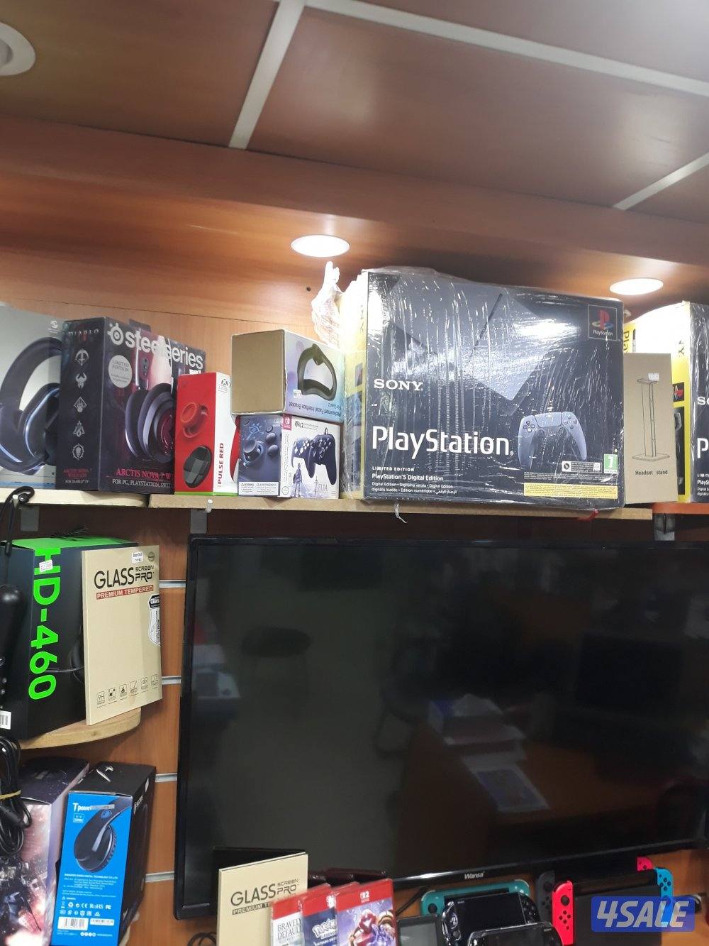 بيع جميع اجهزةالفيديوجيمز ps3-4-5 جديدومستعمل مع اكسسواراتهاوكروت ستور5