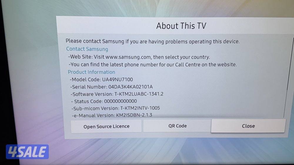 Samsung  50 inch smart1