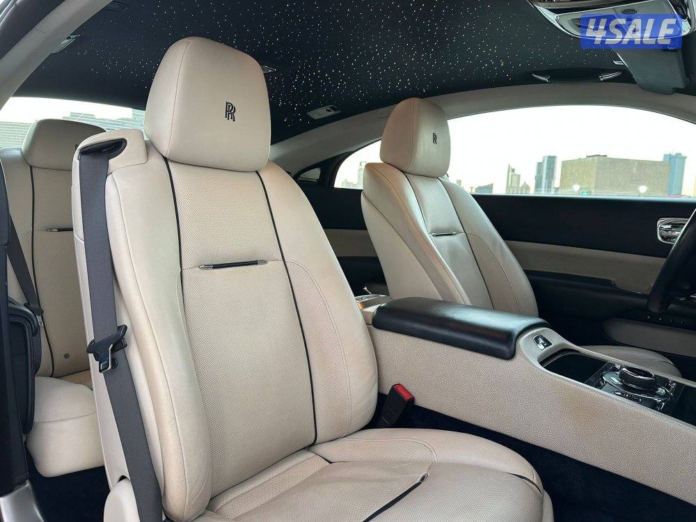 رولزرويسWRAITH موديل2015 عداد94الف وارد الغانم سيرفس منتظم8