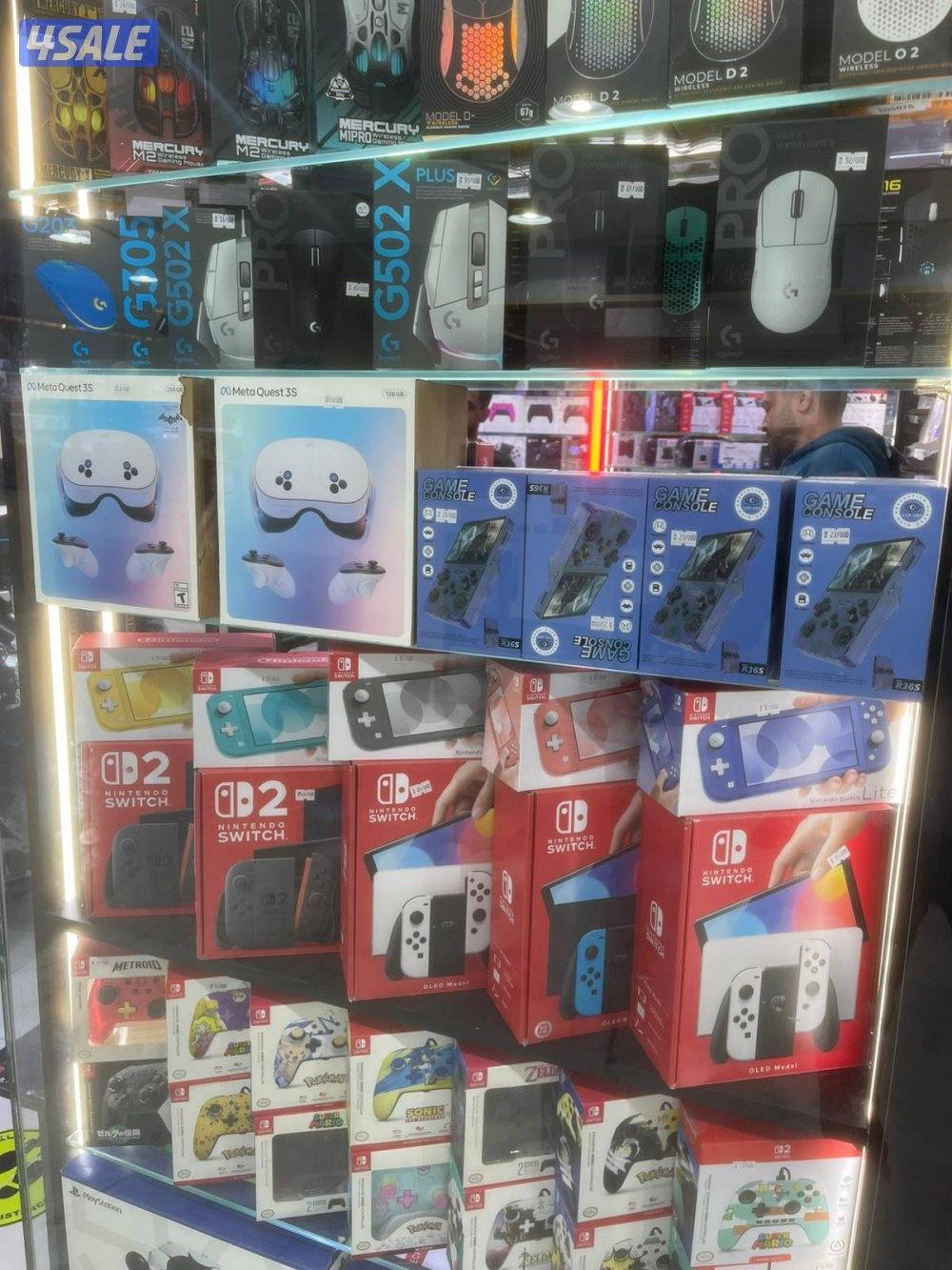 بيع كل مايخص عالم القيم  العاب بلاستيشن واكس بوكس ونينتندو اسوتش13