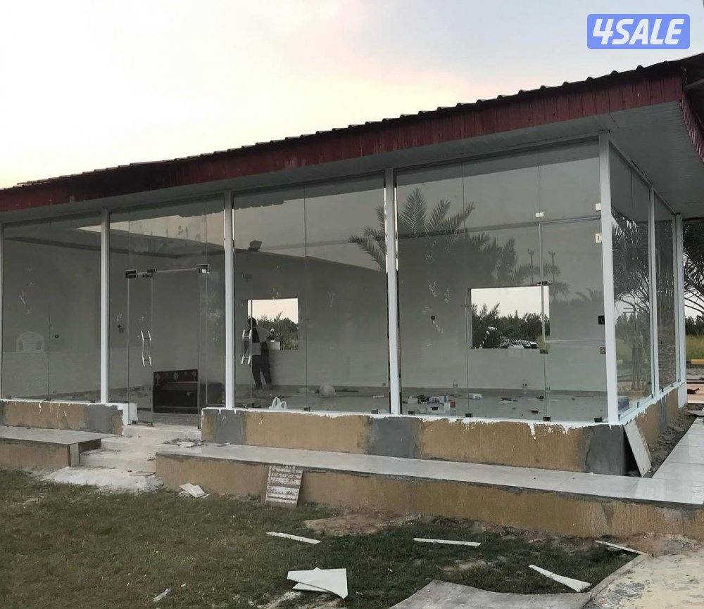 زجاج ومرايا شاوربكس دربزين درج دربزين بلكونه1