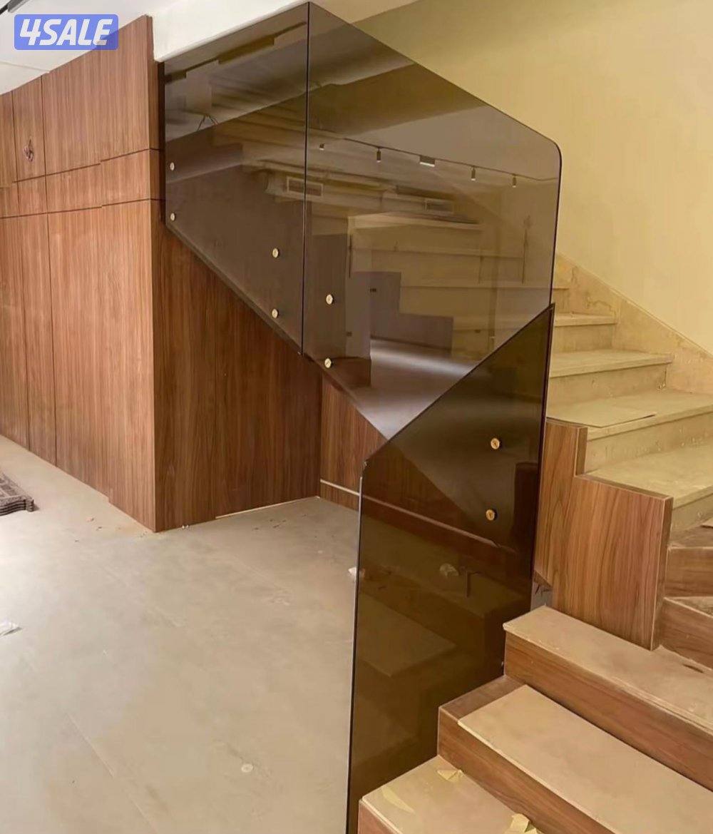 زجاج ومرايا شاوربكس دربزين درج دربزين بلكونه3