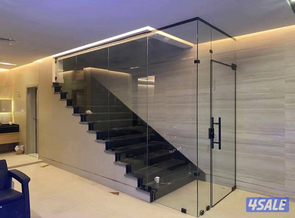 زجاج ومرايا شاوربكس دربزين درج دربزين بلكونه4