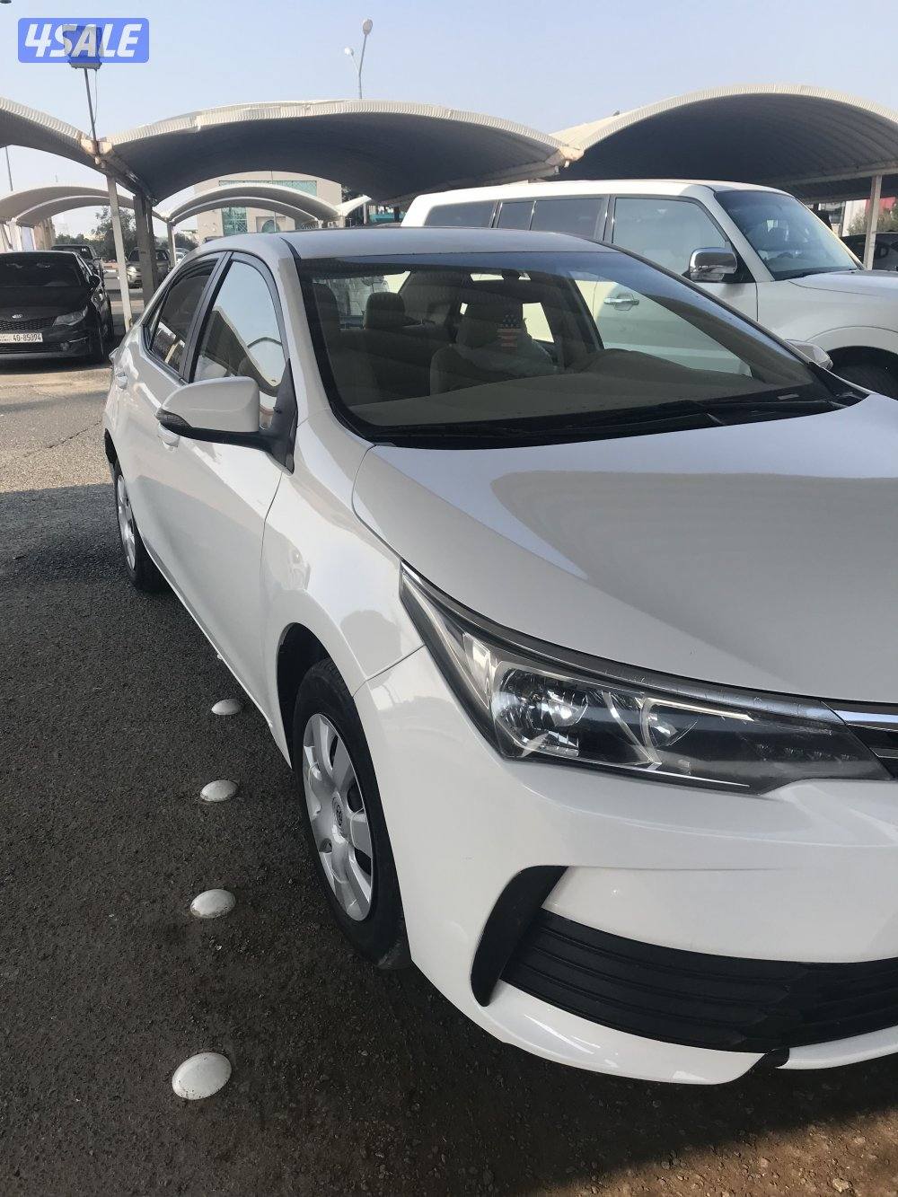 كورلا 2018  ابيض 1600 CC شرط الفحص مكينه جير شاصي 1700 نهائي2