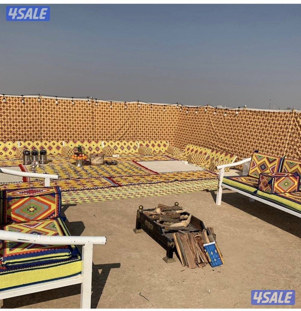 للايجار نطاطيات  مخيم على البحر  ( كشتة متنقل ) كل شي جديد وشغل راقي 🏖0