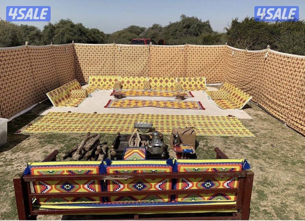 للايجار نطاطيات  مخيم على البحر  ( كشتة متنقل ) كل شي جديد وشغل راقي 🏖3