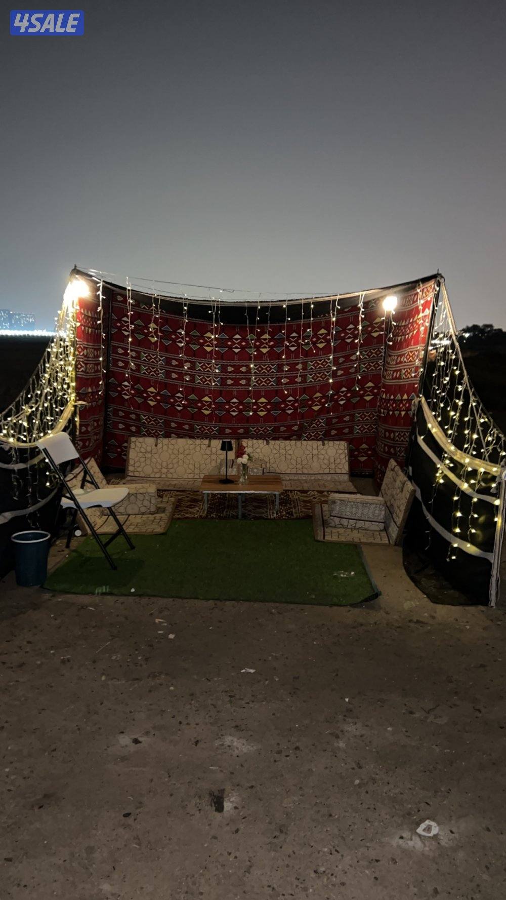 للايجار نطاطيات  مخيم على البحر  ( كشتة متنقل ) كل شي جديد وشغل راقي 🏖5