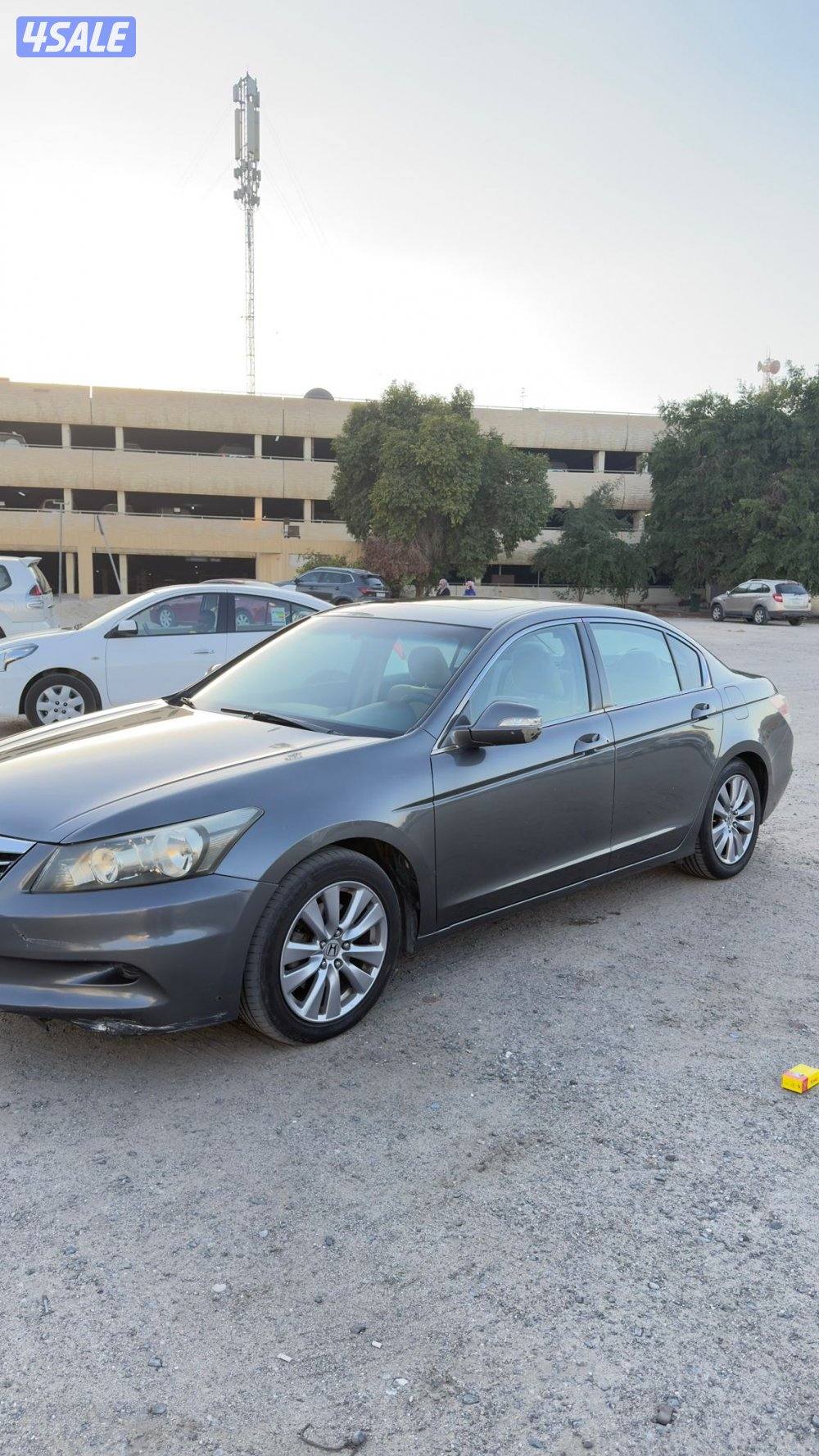 هوندا اكورد رمادي نظيف شرط الفحص قير مكينه شاصي ماشي 204 ألف1