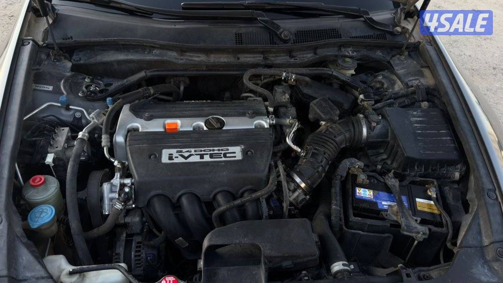 هوندا اكورد رمادي نظيف شرط الفحص قير مكينه شاصي ماشي 204 ألف3