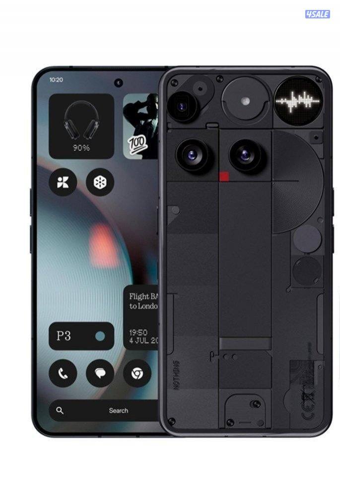 Nothing Phone 3 5G, 16GB, 512GB - Black0