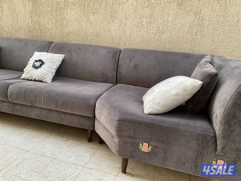 للبيع طقم كنبات كورنر مستعملة نظيفة وبحالة ممتازة ..،،3