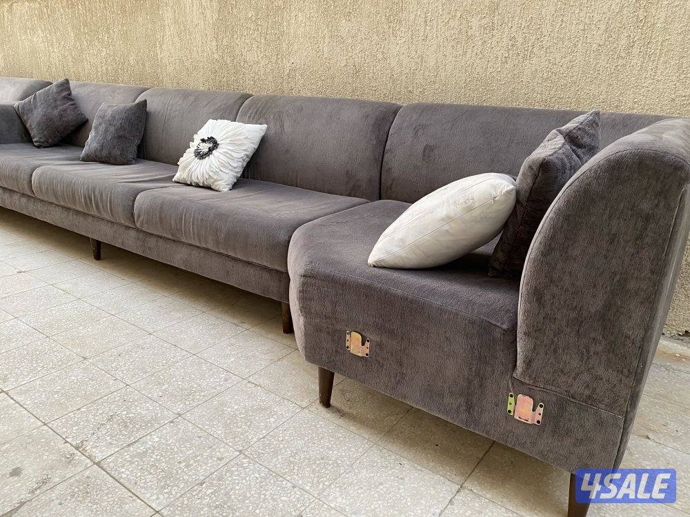 للبيع طقم كنبات كورنر مستعملة نظيفة وبحالة ممتازة ..،،4