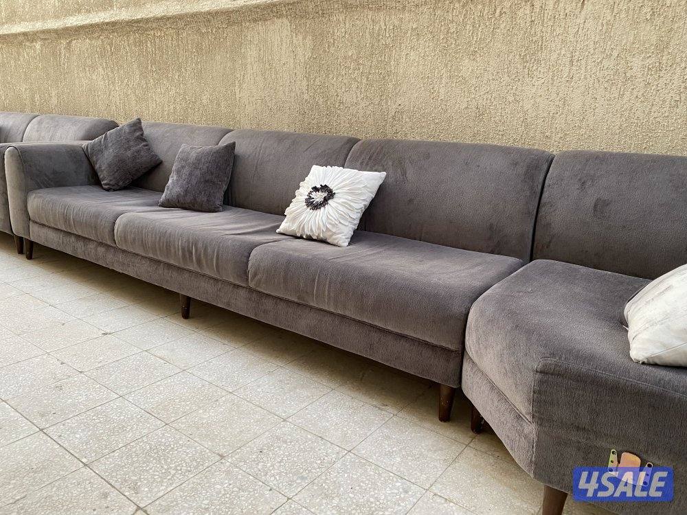 للبيع طقم كنبات كورنر مستعملة نظيفة وبحالة ممتازة ..،،5