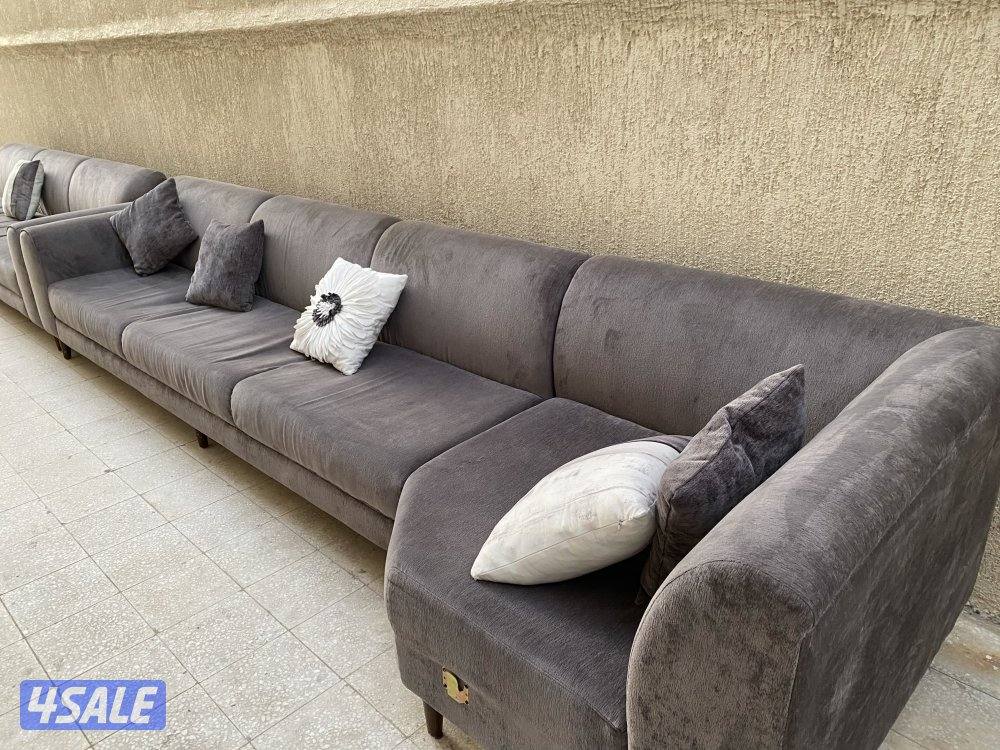 للبيع طقم كنبات كورنر مستعملة نظيفة وبحالة ممتازة ..،،7