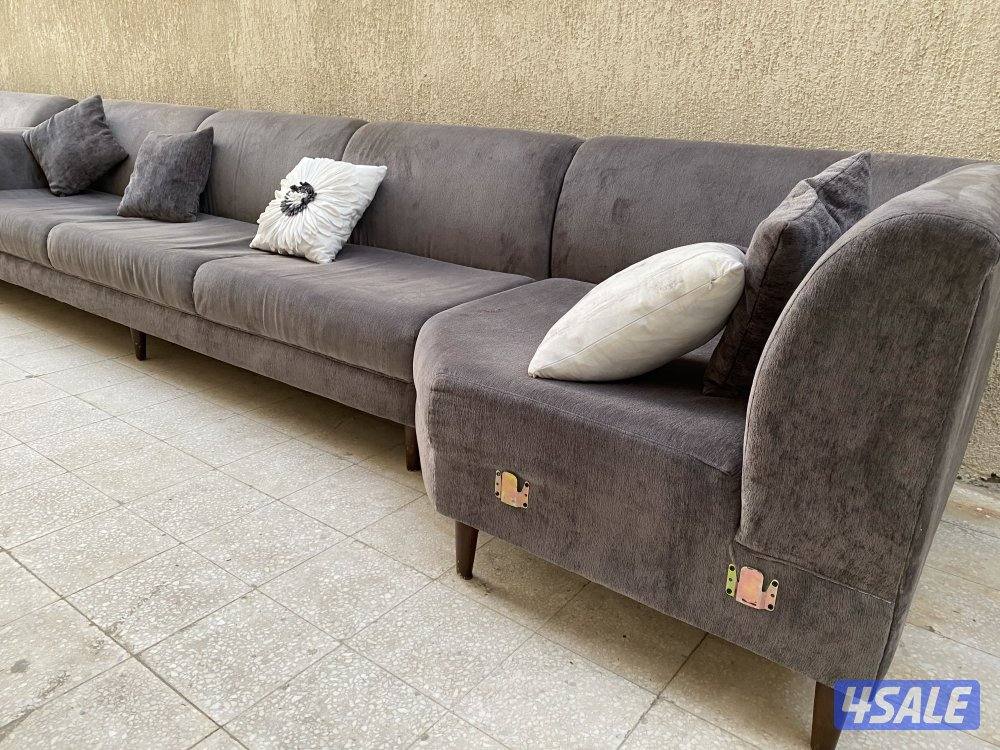 للبيع طقم كنبات كورنر مستعملة نظيفة وبحالة ممتازة ..،،6