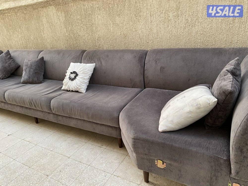 للبيع طقم كنبات كورنر مستعملة نظيفة وبحالة ممتازة ..،،9