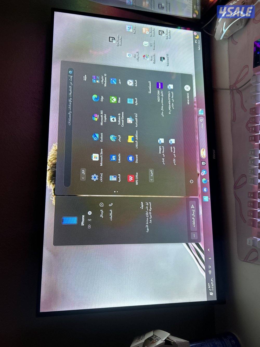 تلفزيون جديد توني شاريه ما صار لي شهر وابي للبيع فيه خمستعش دينار2