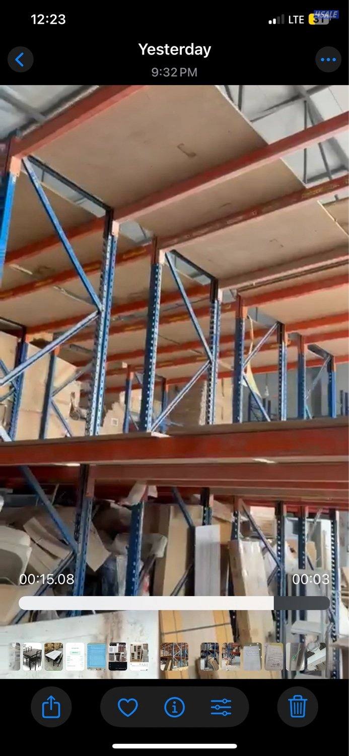 استاند حديد تخزين ارتفاع ٨ متر مستعمل1