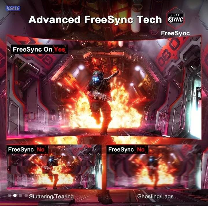 شاشة الألعاب المنحنية من SOOANN بقياس 27 بوصة معدل تحديث 180 هرتز4