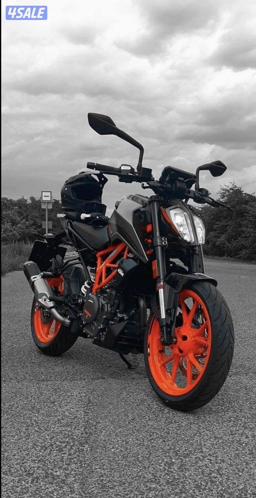 للبيع سيكل ktm duke 390 موديل 2022ماشي ٧٠٠السيكل مايحتاج شي1