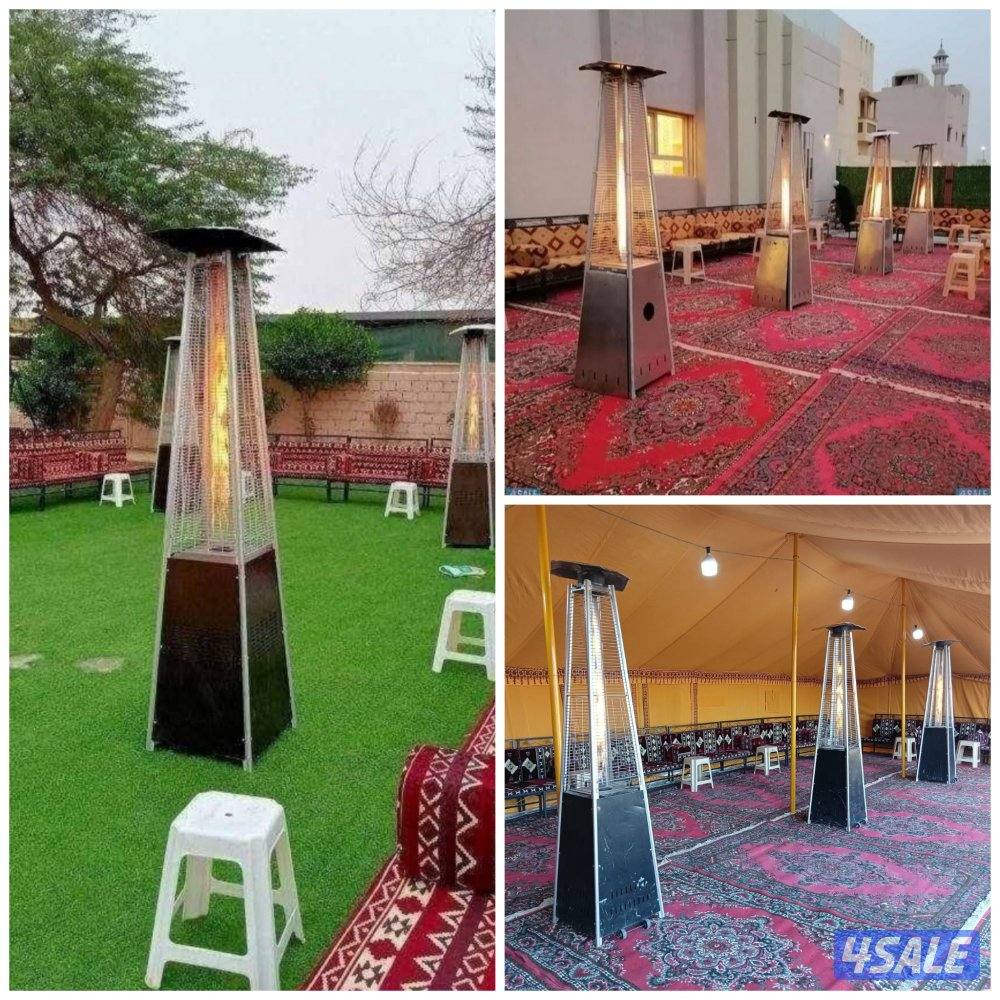 تأجير كراسي وطاولات دفايات كنفات خيمه وجميع مستلزمات الفراح0