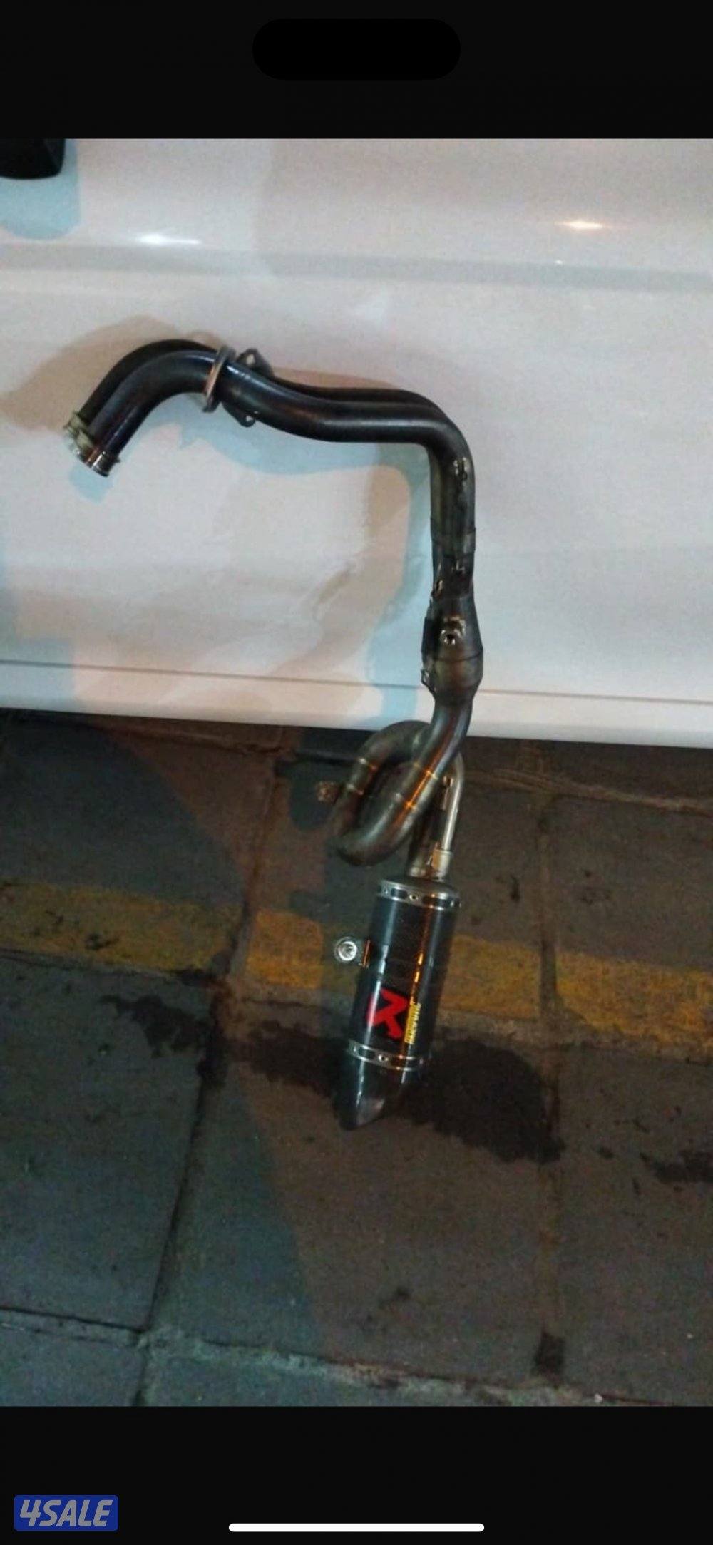 Akrapovic exhaust full system for mt07  yamaha قزوز اكرابوفك0