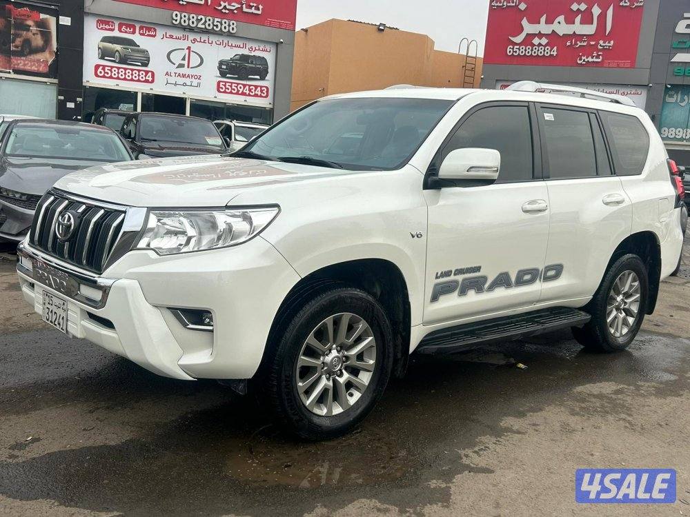 لاند كروزر  برادو TX.L  موديل 2018 ماشى 97.000 k.m8