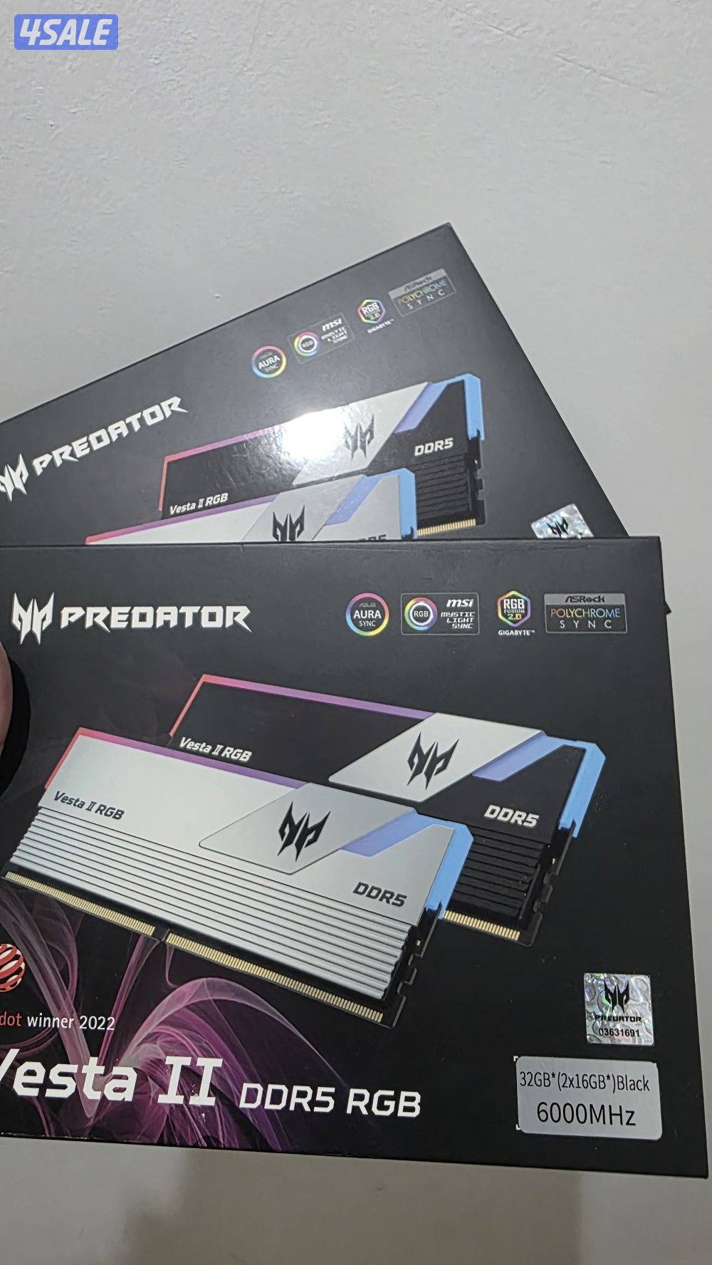 RAM 32×16 6000mhz up to 7200mhz - last kit available4