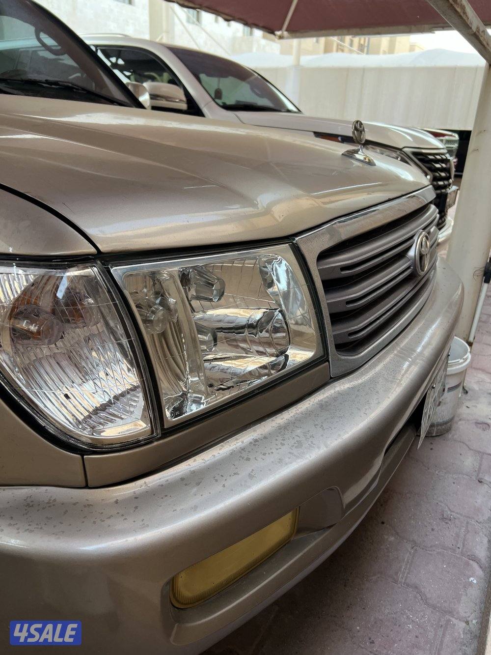 للبيع لاندكروز GXR م 2003 عداد 360 شرط الفحص مكينه وجير وشاصي لون ذهبي1