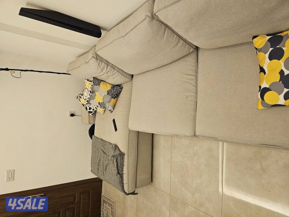 L Shaped Ikea KIVIK sofa with Chaise Lounge0