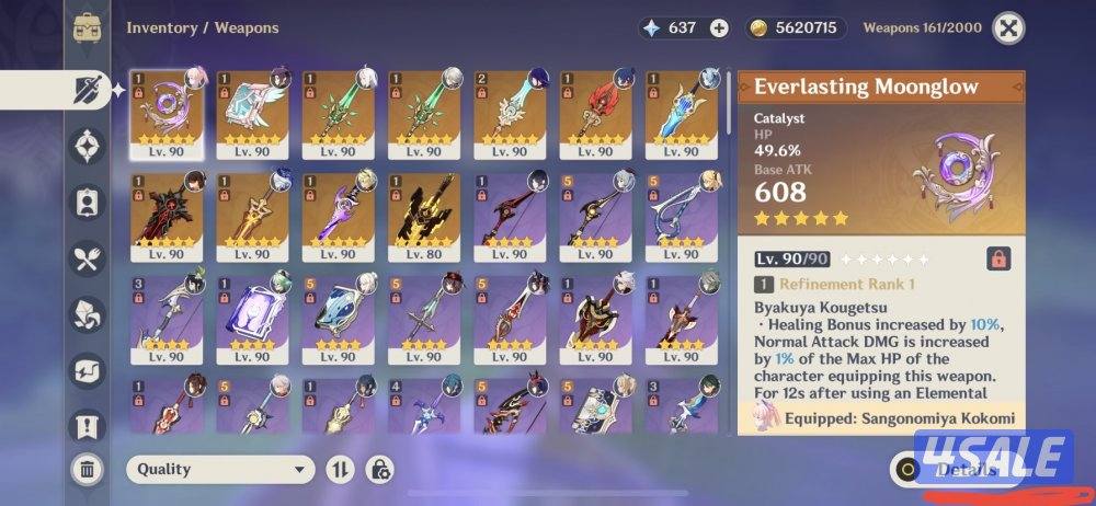 genshin imapct بيع حساب قنشن2