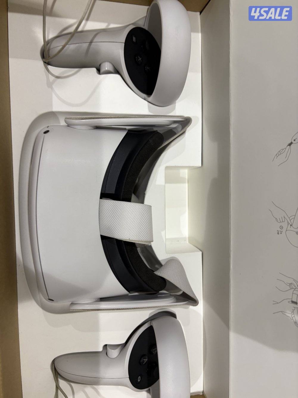 للبيعVR اوكلس2 نظيفه مع الكرتون وفيها60 لعبه استخدام اسبوع0