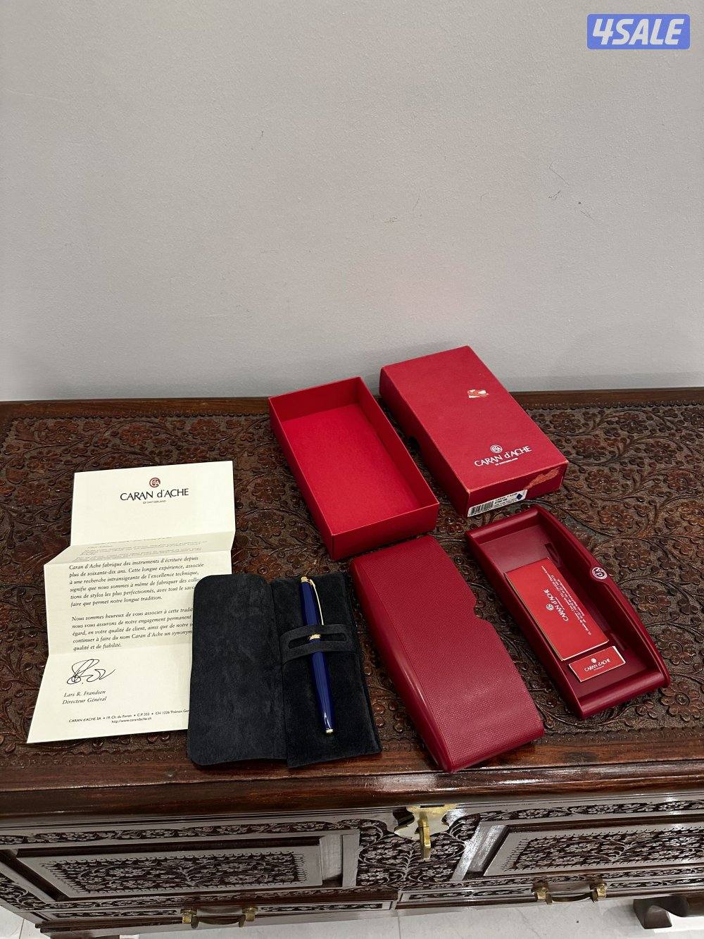 قلم كاران داشي صناعه سويسريه جنيف اصلي جديد لم يستعمل4