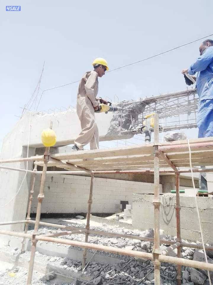 ###قص خرسانه بالليزر وقص الأبواب وعمل فتحات الكور الدائرية بالليزر9