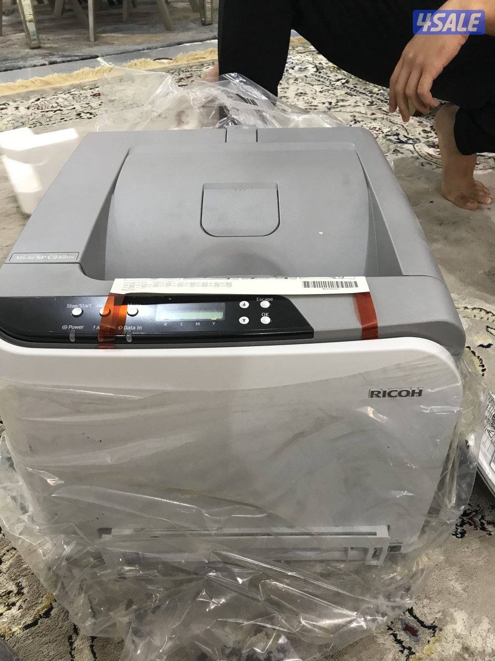 طابعة ريكو جديده لم تستعمل بالكرتون للبيع0
