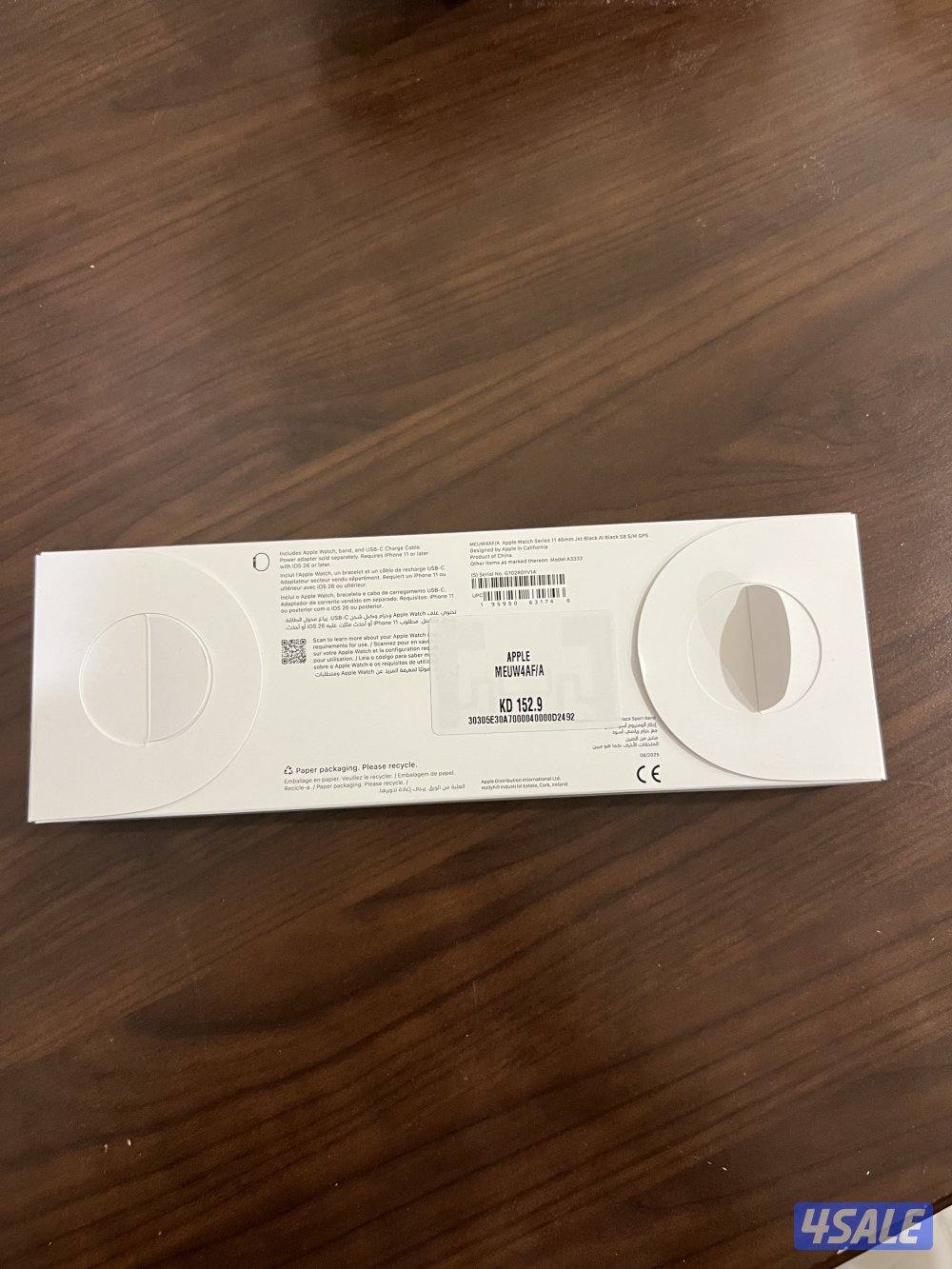 للبيع ساعة ابل سيريس ١١ جديدة مقاس ٤٦ ملم0