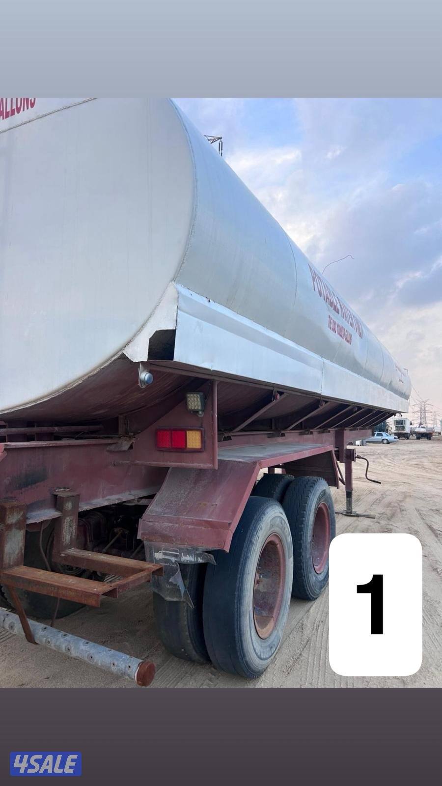 للبيع عدد 2 تانكي حموله 10000جالون2