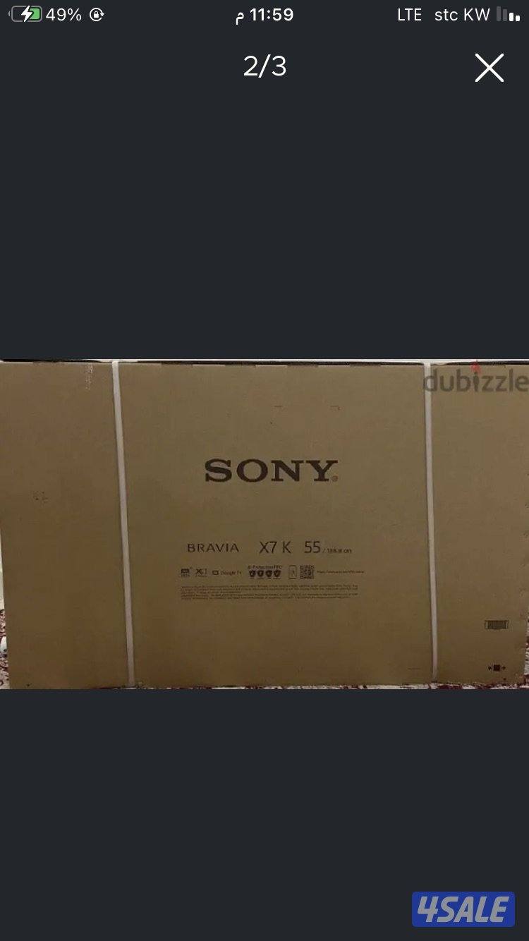 للبيع سوني55بوصةجديد بالكرتون0