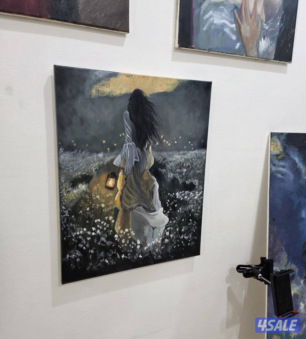 لوحة كانفس زيتية راقية – شغل يدوي مميز2