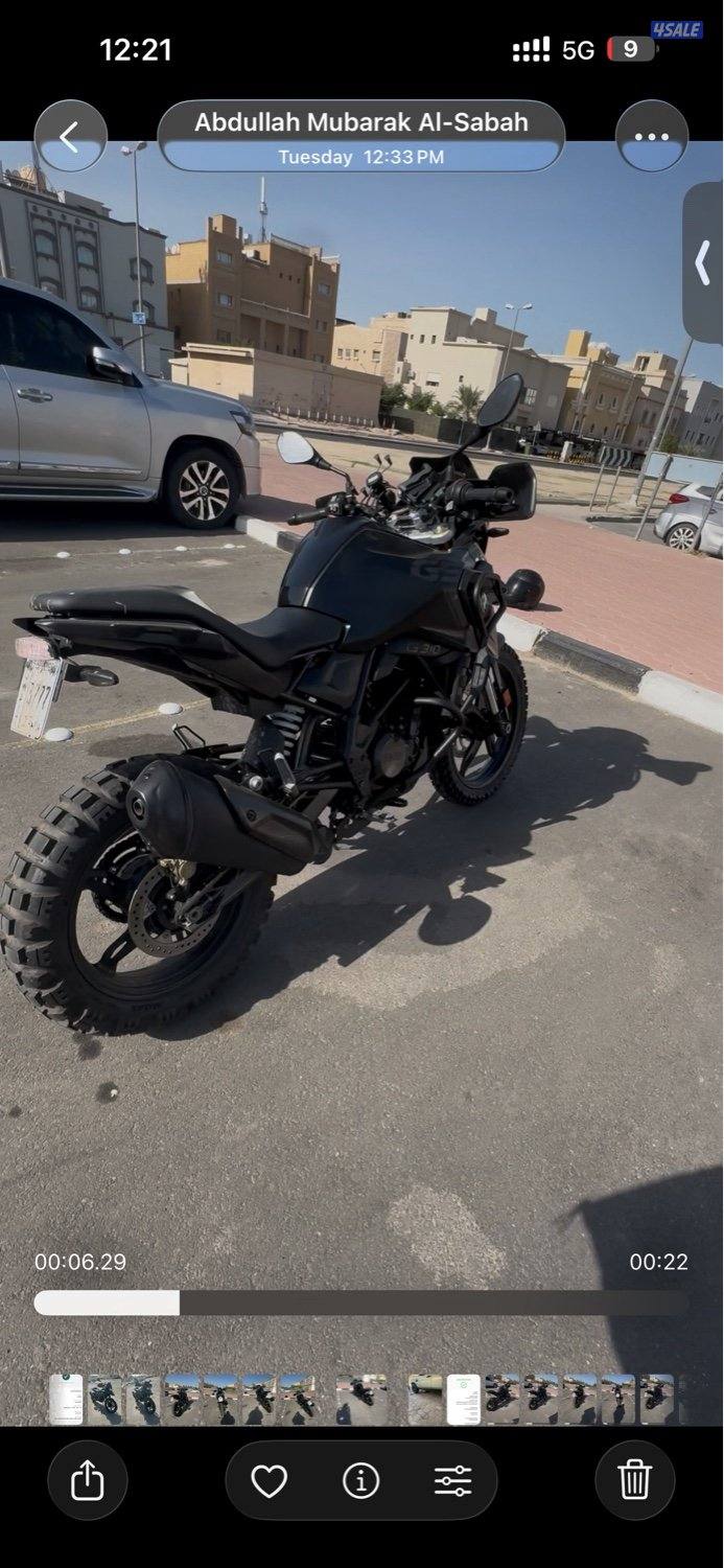 Fully custom bmw g 310gs with very new Mitas dirt tires0