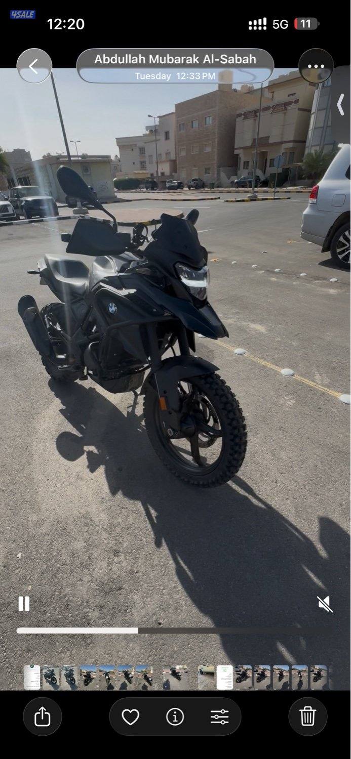 Fully custom bmw g 310gs with very new Mitas dirt tires2