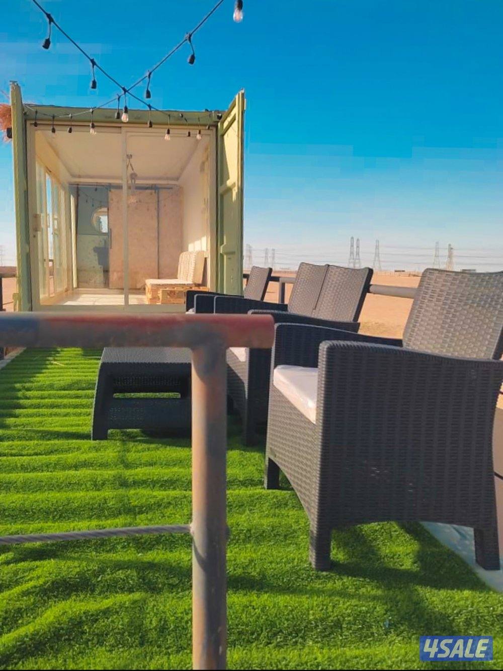 للبيع شاليهات (كونتينرات) مجهزة بالكامل عوازل+تمديدات كهربائية +صحية5