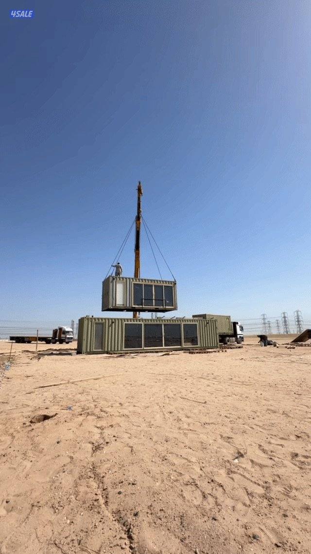 للبيع شاليهات (كونتينرات) مجهزة بالكامل عوازل+تمديدات كهربائية +صحية7