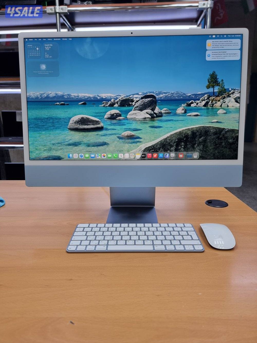 iMac 24 inch M1 256SSD 8GB RAM KEYBOARD MOUSE ORIGINAL0