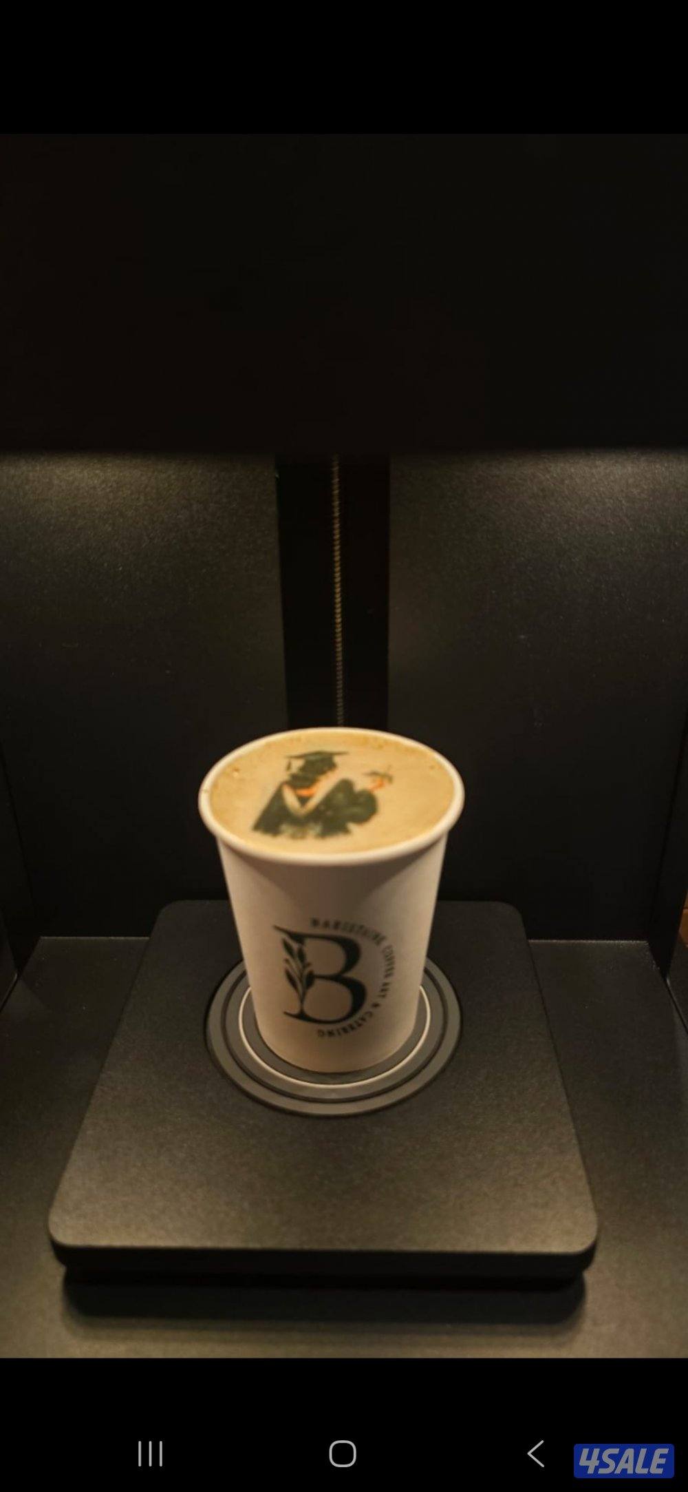 لببيع مشروع طباعه قهوه متكامل3