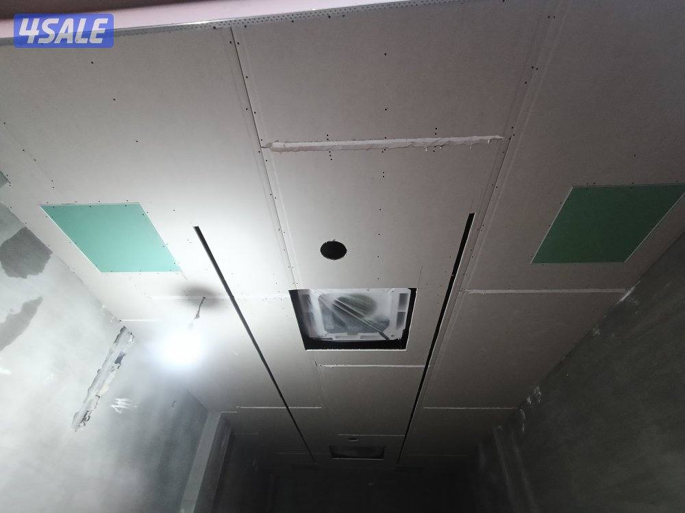 اعمال جبس بورد وديكورات داخلية اسقف معلقه بلاط 60*60بارتيشن4